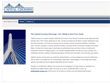 Tablet Screenshot of capitalcrossing.com